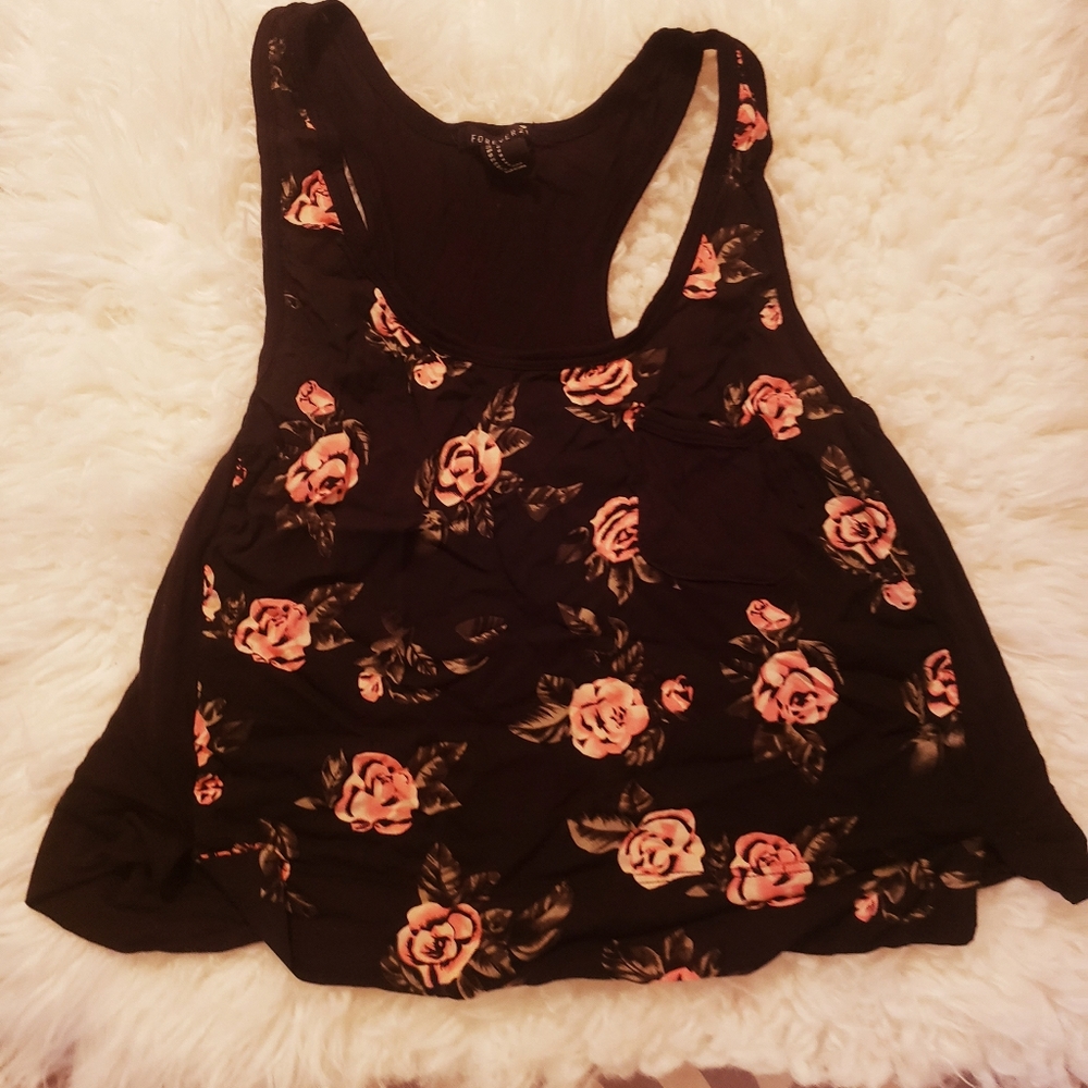 Floral crop top